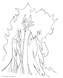 28 best fantasy coloring pages images on pinterest. Disney Villains Maleficent Of Sleeping Beauty Coloring Pages Printable Com