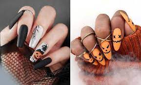 Colors such as orange, black and brown, which are common in halloween, are also very common in nail decoration. 23 Most Beautiful Halloween Acrylic Nails Stayglam