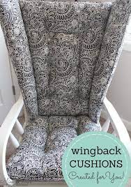 Related images for replacement cushions for bestchairs glide rocker. Wingback Rocker 4 Post Rocker Glider Cushions Rocker Etsy