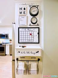 Kitchen family command center ideas. Diy Family Command Center Ideas Big Organization In Small Spaces Jennifer Maker