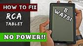 Hold the power button on the tablet. Rca Factory Reset Reboot Unlock Youtube