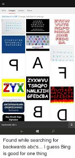 Well, while knowing their 'zyxs' in addition to their 'abcs' is not an essential . Web Mages Videos News Safesearch Is Off Change Safesearch Settings Zyx Z Y X W V U T S R Q P Vuts O N M L K J I H Q P O N M L K G F E D C B