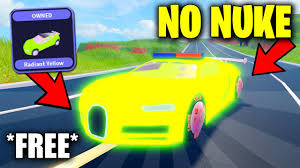 How to get (free) lambo on roblox jailbreak (not clickbait). Free Radiant Yellow Skin How To Get The Radiant Yellow Skin Without Nuke In Jailbreak Roblox Youtube