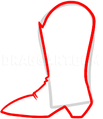 How To Draw Cowboy Boots, Cowboy Boots, Step By Step, Drawing Guide, By  Dawn - Dragoart