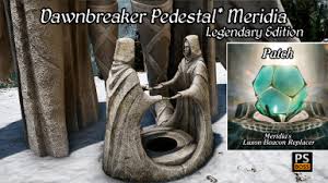 Dawnbreaker Pedestal Meridia Retexture LE at Skyrim Nexus - Mods and  Community