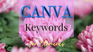 Did you know canva offers free templates and images for just $1. Useful Canva Keywords For Elements Youtube