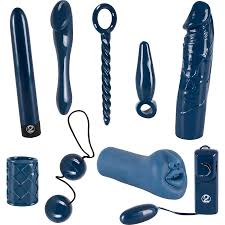 Set Jucării Sexuale Midnight Albastru pe Sexlab.ro