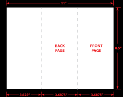 Upload your mailing list securely. 8 5 X 11 Letter Tri Fold Brochure Template Download Adobe Indesign And Pdf Setup Layout
