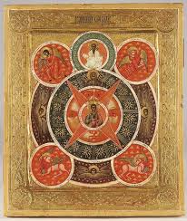 110 Russian Icon All Seeing Eye Of God Circa 1890 Lot 110 Russian Icons Christian Art All Seeing Eye