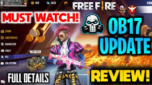 Free fire is a mobile game where players enter a battlefield where there is only one. Garena Freefire Ob17 Update Is Here Download Update Now Full Review Youtube