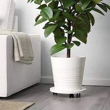 Muskot Plant Pot White 9 Ikea Indoor Plant Pots Artificial Potted Plants Self Watering Pots