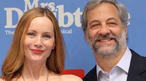 Leslie Mann, 51, is ageless in crop top for rare outing with husband Judd  Apatow
