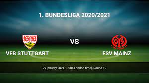 Preview and stats followed by live commentary, video highlights and match report. Vfb Stuttgart Vs Fsv Mainz H2h 29 Jan 2021 Head To Head Stats Prediction