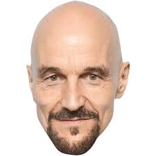 Timothy John Booth (Bald) Big Head. Larger than life mask.