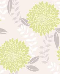 Clarissa Green M0659 Crown Wallpapers A Large Chrysanthemum Flower With A Raised Texture And Pretty Metallic Wallpaper Home Goods Decor Silver Wallpaper