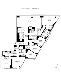 Five Bedroom Apartment At The Time Warner Center Want Apartment Floor Plans Floor Plans Time Warner Center