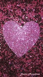 Glitter Phone Wallpaper Pink Sparkle Heart Background Sparkling Shimmer Phone Wallpaper Pink Iphone Wallpaper Glitter Valentines Wallpaper