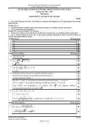 7) se citesc de la tastatură două numere complexe. Culegere Online Bac Matematica Mate Info Stiintele Naturii 2014