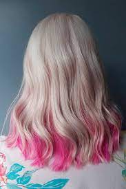 The Pink Hair Trend The Latest Ideas To Copy The Best Products To Try Blonde With Pink Hair Color Pink Blonde With Pink Ends