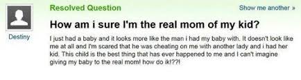 This Skeptic Yahoo Answers Skeptic Real Mom