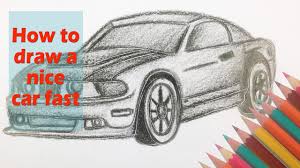 This stage requires maximum care. How To Draw A Nice Car Fast Drawing Toy Car Video For Kids Youtube