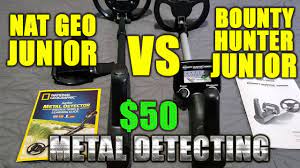 While they might not have the advanced settings and features present on. 50 Metal Detecting Bounty Hunter Junior Vs National Geographic Junior Youtube