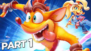 Crash Bandicoot 4 It S About Time Walkthrough Gameplay Part 1 Intro Full Game Youtube