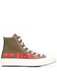 Comme Des Garcons Play X Converse Chuck Taylor Multi Heart 1970s Hi Comme Des Garcons Play X Converse X Converse Chuck Taylor Multi Heart 1970s Hi Top Sneakers Farfetch Chuck Taylors Converse Converse Chuck Taylor