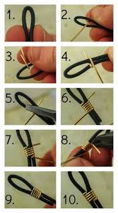 Diy Jewelry How To Finish Leather Cord With Wire Unkamen Supplies Jewelry Projects Jewelry Tutorials Jewelry Making Tutorials