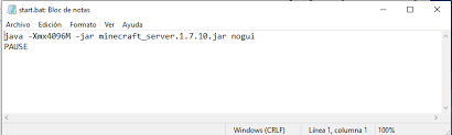 When i run server.jar, my friends can connect in without problem. Error A La Hora De Asignar Mas Ram A Un Servidor Con Mods Minecraft