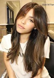Pin By Maxine Vincent On Long Fringe In 2020 Side Bangs Hairstyles Medium Hair Styles Side Bangs With Long Hair