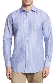 trim fit stripe sport shirt