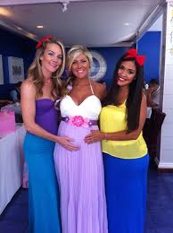 A Disneybound Themed Baby Shower Ariel Rapunzel Snow White Disney Babyshower Ariel Rapunz Baby Girl Shower Themes Girl Shower Themes Disney Baby Shower