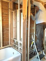 Bathroom Plumbing Look At That Guy Go Master Bathroom Renovation Bathroom Plumbing Dutch Colonial Homes