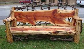 19 Creative Ways Of Turning Logs And Stumps Into Garden Furniture Rustic Log Furniture Cedar Furniture Diy Bench Outdoor