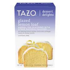 Tazo Glazed Lemon Loaf 15ct Lemon Loaf Flavored Tea Tazo