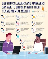 Don't worry, we've got answers. Questions Leaders And Managers Can Ask To Check In With Their Teams Mental Health Believeperform The Uk S Leading Sports Psychology Website