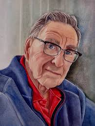 Getting on" Watercolour