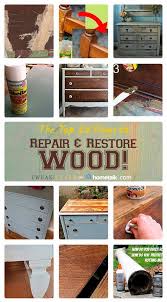 Ways To Repair Restore Wood Debbie S Clipboard On Hometalk Restore Wood Furniture Fix Wood Repair