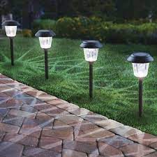 Member's Mark Matte Black LED Solar Path Lights, 4-pack - Sam's Club