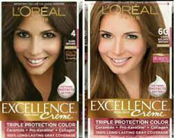 Giselle Blondete L Oreal Paris Excellence Creme 4 Dark Brown And 6g Light Golden Brown Loreal Paris Loreal Gray Coverage