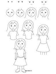 See more ideas about drawing for kids, easy drawings, drawings. How To Draw A Girl Drawing Girl Easy Drawings Drawing Lessons Art Drawings For Kids