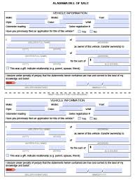This generic form is suitable for using in all counties of alabama state. Free Alabama Mvd Bill Of Sale Form Pdf Word Doc