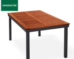 Gardenline Alu Gartentisch Mit Holzplatte Von Aldi Sud Ansehen