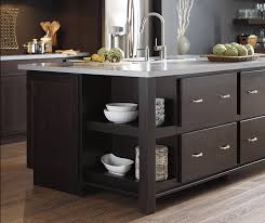 Sink base cabinet has 2 wood drawer boxes that offer a wide variety of storage possibilities. Dark Finish Modern Kitchen Cabinets Diamond Cabinets