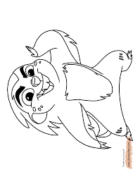 Son and daughter kion and kiara are destined to rule the pride lands, but not without a few twist and turns along the way, a lot of friends, and some great music. The Lion Guard Coloring Pages Coloring Home