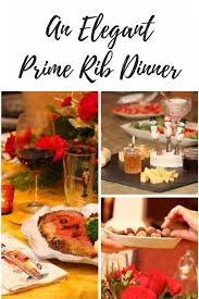 Remove prime rib from all packaging and place on a shallow oven safe pan. An Elegant Prime Rib Dinner Monica S Table