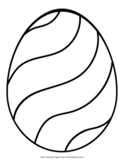 Easter eggs that glow and change color: Easter Coloring Pages Free Printable Pdf From Primarygames