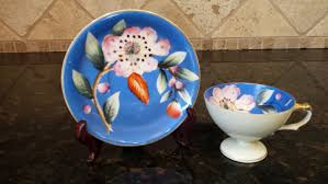 Vintage Wales Tea Cup Saucer Hand Painted Wales China Japan By Katsvintagetreasures On Etsy Tea Cups Tea Cup Saucer Saucer