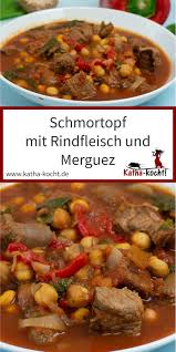 Schmortopf Mit Rindfleisch Und Merguez Rindfleisch Rezepte Fleisch